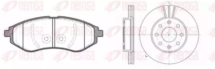 Дисковой тормозной механизм REMSA для CHEVROLET KALOS 1.4 16V