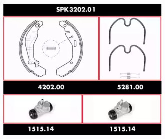 Барабанный тормозной механизм REMSA для SUZUKI WAGON R+ (MM) 1.3 (RB 413)