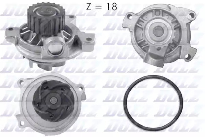 Водяной насос DOLZ для VW TRANSPORTER IV c бортовой платформой/ходовая часть (70XD) 2.4 D