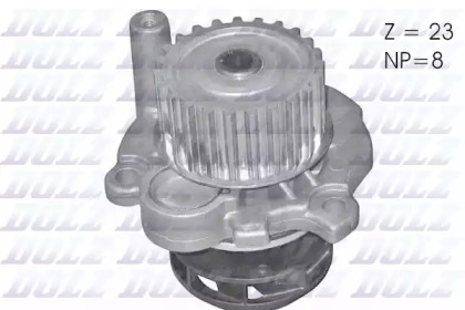 Водяной насос DOLZ для VW MULTIVAN V (7HM, 7HN, 7HF, 7EF, 7EM, 7EN) 2.0