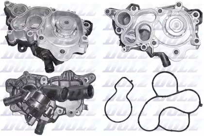 Водяной насос / прокладка DOLZ для VW POLO (6R, 6C) 1.4 TSI