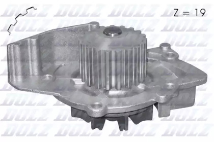 Водяной насос / прокладка DOLZ для PEUGEOT BOXER автобус (244, Z_) 2.2 HDi