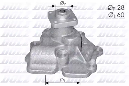 Водяной насос / прокладка DOLZ для FORD TRANSIT Фургон (E_ _) 2.5 DI (EAL, EAS)