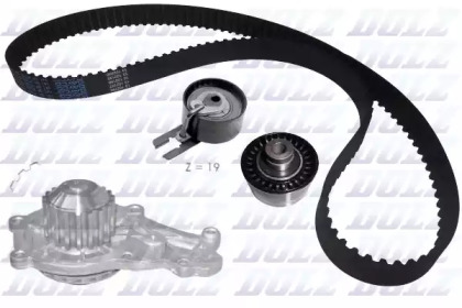 Комплект ремней ГРМ DOLZ для PEUGEOT 207 CC (WD_) 1.6 HDi