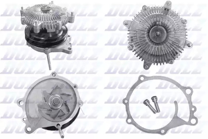 Водяной насос DOLZ для NISSAN PICK UP (D21) 2.4 4WD