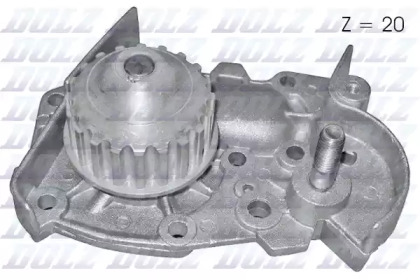 Водяной насос DOLZ для RENAULT CLIO I (B/C57_, 5/357_) 1.4