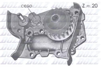 Водяной насос DOLZ для RENAULT MEGANE I (BA0/1_) 1.4 e (BA0E, BA0V)