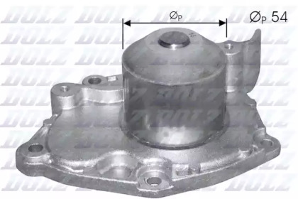Водяной насос DOLZ для RENAULT CLIO III (BR0/1, CR0/1) 2.0 16V Sport