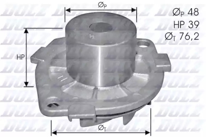 Водяной насос DOLZ для ALFA ROMEO 146 (930_) 1.9 JTD (930.B4B)
