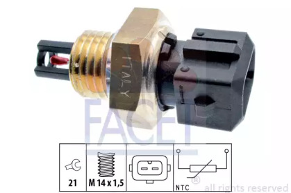 Датчик / зонд FACET для KIA SHUMA (FB) 1.8 i 16V