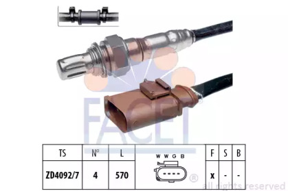 Датчик / зонд FACET для VW POLO (6R, 6C) 1.4 BiFuel