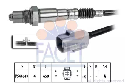 Датчик / зонд FACET для SUZUKI SX4 (EY, GY) 1.6 VVT 4x4 (RW 416)