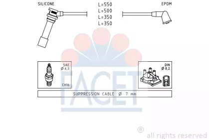 Система зажигания / накаливания FACET для MAZDA 323 F V (BA) 1.5 16V