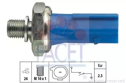 Система смазки FACET для VW POLO (6R, 6C) 1.4 TSI