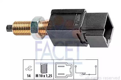 Тормоза FACET для NISSAN URVAN Фургон (E24) 2.5 D