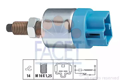 Тормоза FACET для HONDA CIVIC VI седан (EJ, EK) 1.6 i Vtec