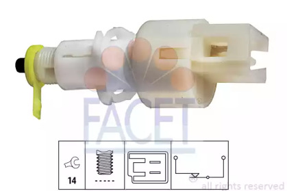Выключатель FACET для ALFA ROMEO 146 (930_) 1.9 JTD (930.B4B)