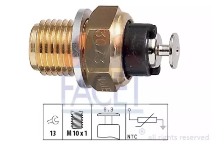 Выключатель / датчик FACET для VW GOLF II (19E, 1G1) 1.8 GTI 16V