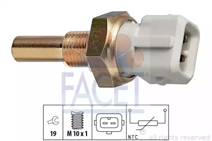Выключатель / датчик FACET для VW GOLF II (19E, 1G1) 1.8 GTI 16V