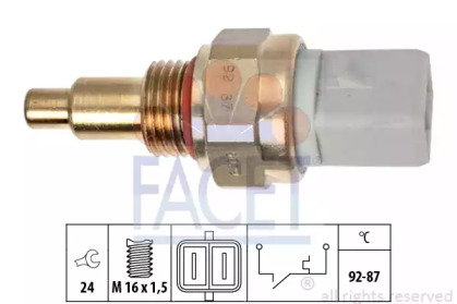 Система охлаждения FACET для HONDA PRELUDE II (AB) 1.8 EX