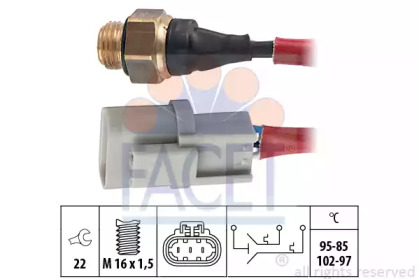 Выключатель / датчик FACET для NISSAN PRIMERA Traveller (W10) 2.0 D