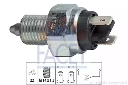 Выключатель / реле / блок управления освещения FACET для ALFA ROMEO 146 (930_) 1.7 i.e. 16V (930.B1)