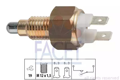 Выключатель FACET для VW GOLF II (19E, 1G1) 1.8 GTI 16V