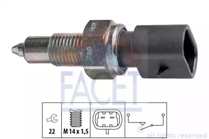 Выключатель / реле / блок управления освещения FACET для FIAT PANDA (141_) 1000 4x4