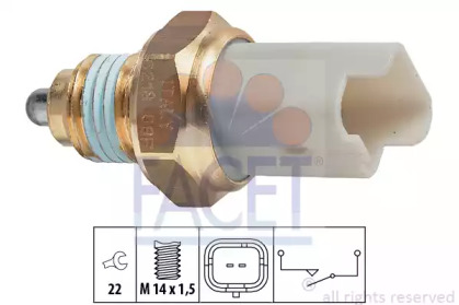 Выключатель / реле / блок управления освещения FACET для PEUGEOT 207 CC (WD_) 1.6 16V Turbo