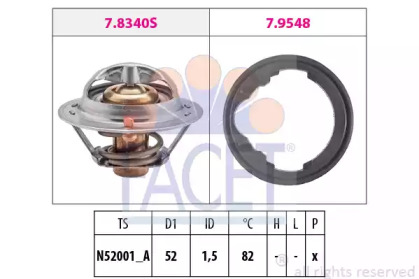 Термостат FACET для HONDA ACCORD III Aerodeck (CA) 2.0 EX (CA5)