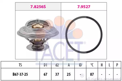 Термостат FACET для VW CRAFTER 30-50 c бортовой платформой/ходовая часть (2F_) 2.5 TDI
