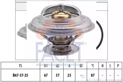 Термостат FACET для VW CRAFTER 30-50 c бортовой платформой/ходовая часть (2F_) 2.5 TDI