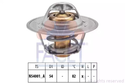 Термостат / прокладка FACET для NISSAN CHERRY (E10) I 1.0