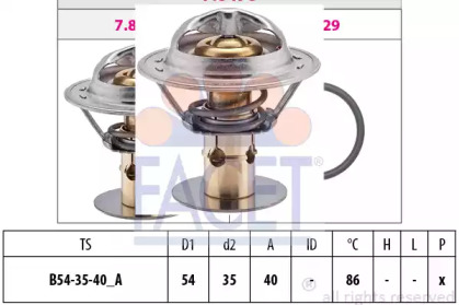 Термостат FACET для FORD MONDEO III (B5Y) 3.0 V6 24V
