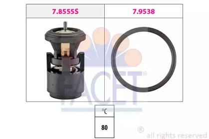 Термостат / прокладка FACET для VW POLO (6N2) 1.6 16V GTI