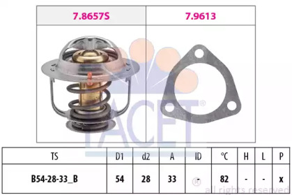 Термостат FACET для NISSAN URVAN Фургон (E24) 2.5 D