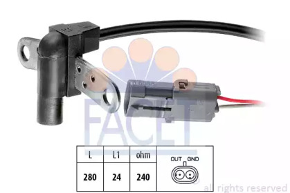 Датчики / переключатели FACET для RENAULT CLIO I (B/C57_, 5/357_) 1.4