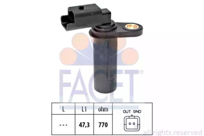 Датчики FACET для NISSAN KUBISTAR (X76) 1.5 dCi