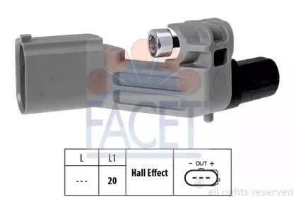 Датчики / переключатели FACET для VW CRAFTER 30-50 c бортовой платформой/ходовая часть (2F_) 2.0 TDI