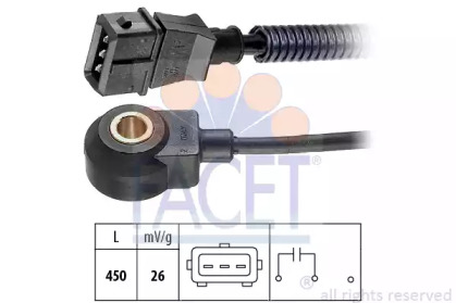 Датчик / зонд FACET для KIA SHUMA (FB) 1.8 i 16V
