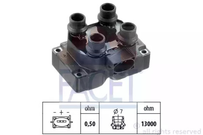 Катушка зажигания / элемент катушки зажигания FACET для FORD FIESTA III (GFJ) 1.6
