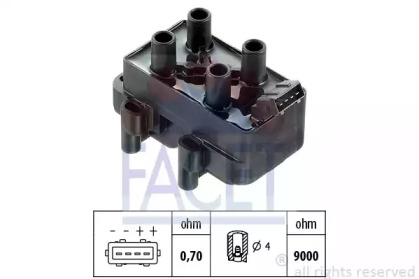 Система зажигания / накаливания FACET для PEUGEOT 106 I (1A, 1C) 1.6