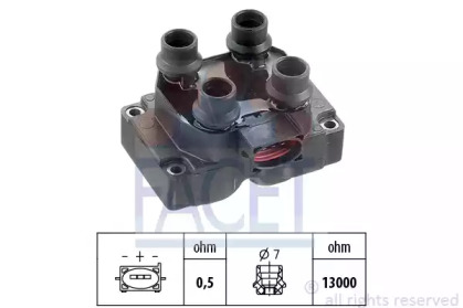 Система зажигания / накаливания FACET для FORD PUMA (EC_) 1.4 16V