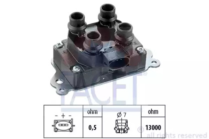 Система зажигания / накаливания FACET для FORD ESCORT VI Turnier (GAL) 1.3