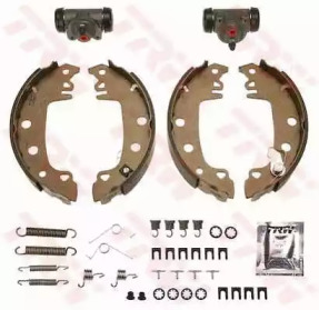 Барабанный тормозной механизм TRW для PEUGEOT 204 Break 1.3 D