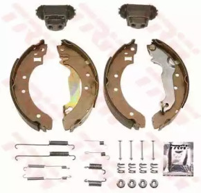 Барабанный тормозной механизм TRW для FORD ESCORT III (GAA) 1.6 i (GAA)