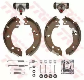 Барабанный тормозной механизм TRW для FORD FIESTA III (GFJ) 1.6
