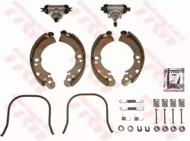 Барабанный тормозной механизм TRW для NISSAN SUNNY I (B11) 1.7 D