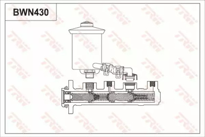 Тормоза TRW для NISSAN CABSTAR (F22, H40) 2.0 (F22)