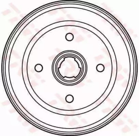 Барабанный тормозной механизм TRW для HONDA CIVIC II Хэтчбек (SS, SL) 1300 L (SS)